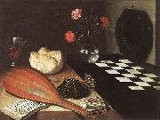 BAUGIN, Lubin Still-life with Chessboard (The Five Senses) fg China oil painting reproduction